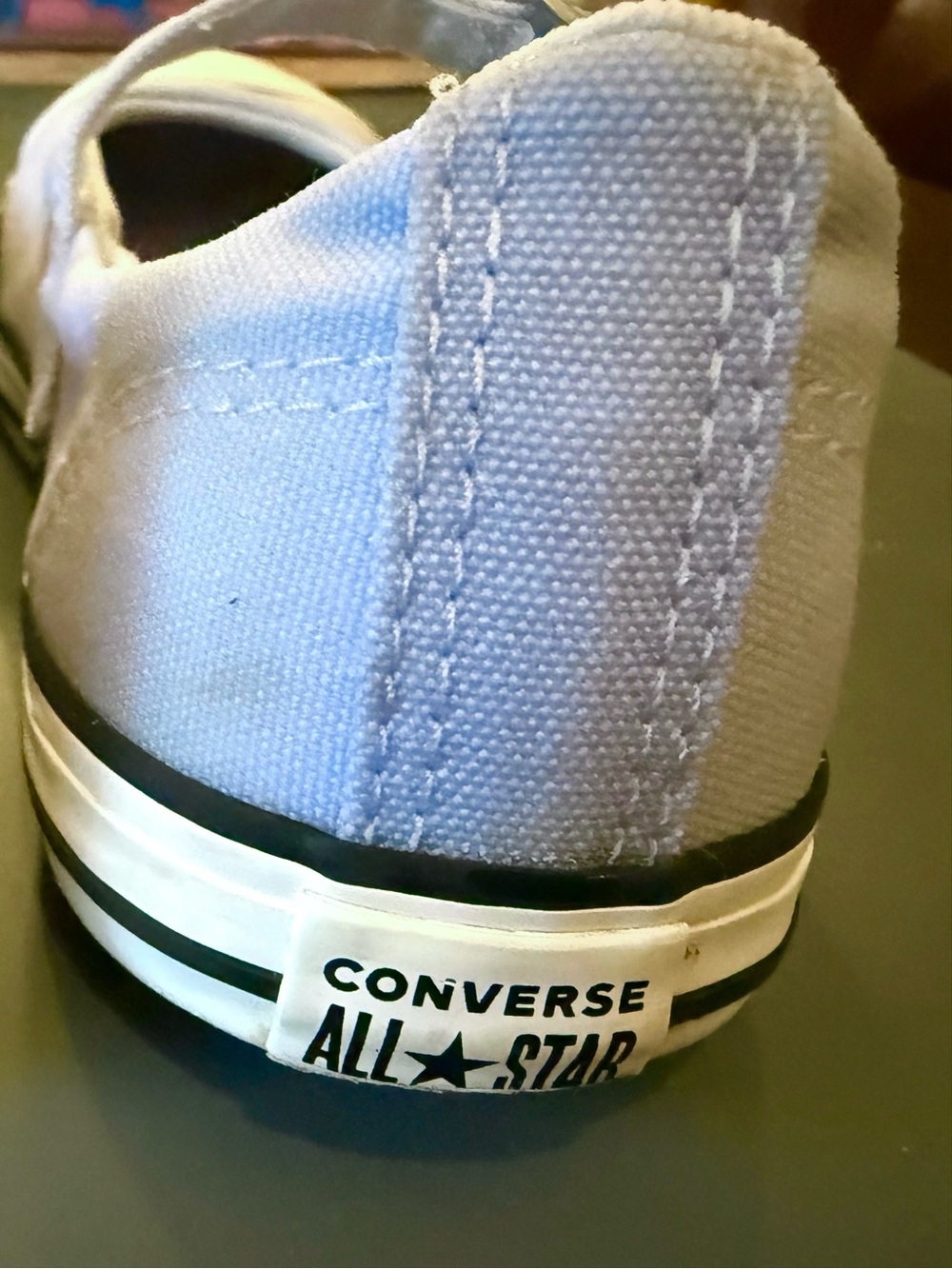 Converse Chuck Taylor All Star Dainty Mary Jane Sneakers Girl’s 1 Blueberry Ice - Picture 4 of 8